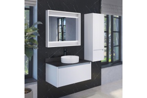 Зеркало-шкаф Comforty Марсель 90 с подсветкой - 2