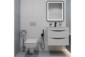 Клавиша смыва, универсальная, белая - 3