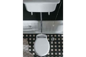 Крышка-сиденье Simas Lante LA003 белая, петли золото - 2