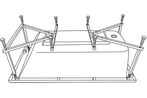 Каркас для ванны Excellent MR-03 - 2