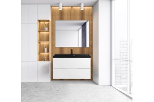 Комплект мебели BelBagno Vittoria 80 белый матовый - 2