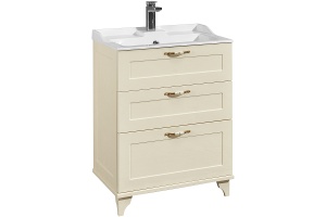 Тумба под раковину напольная Aquaton Леон 65 бежевый - 2