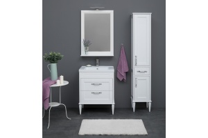 Шкаф-пенал Aquanet Денвер 36 R, белый глянец - 3