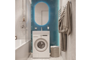 Раковина STWORKI Дублин 55 см, на стиральную машину - 3