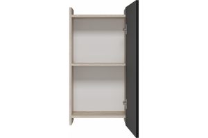 Шкаф-пенал Misty Поло 40 черный матовый - 2