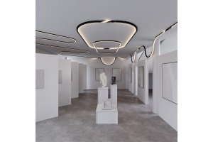 Профиль Arlight SL-ARC-3535-D1500-W90 BLACK (1180мм, дуга 1 из 4) 026599 - 3