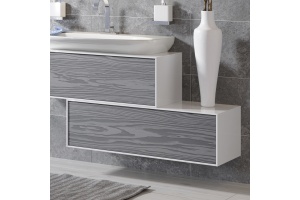 Тумба Aqwella 5 stars Genesis 100 миллениум серый - 2