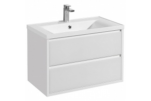 Тумба с раковиной Aquaton Римини 80 белый