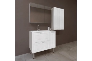 Тумба для комплекта Style Line Альба 90 Люкс L, с бельевой корзиной - 2