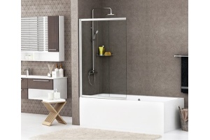 Шторка на ванну Wasserkraft Main 41S02-80 - 2