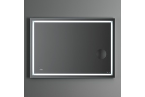 Зеркало AM.PM Gem 100 с LED-подсветкой, часами и косметическим зеркалом - 3