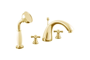 Смеситель на борт ванны Rav Slezak Morava золото