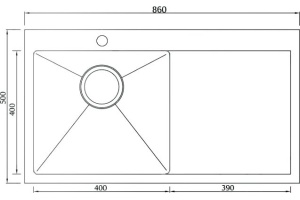 Металлическая мойка Seaman SMV-860 (SMV-860R.A) - 2
