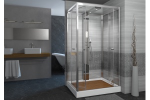 Душевая кабина DETO Z122ESPOO с средним поддоном - 2
