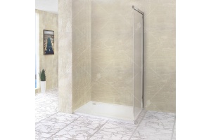 Душевая стенка RGW Z-22 100х195 профиль хром стекло прозрачное - 2