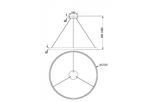 Подвесной светильник Maytoni Rim MOD058PL-L65W3K - 2