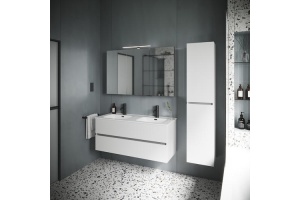 Тумба под раковину Sancos Urban 120 белый, глянцевый (UR120-2W) - 3