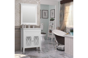 Мебель для ванной Opadiris Палермо 80 белая матовая