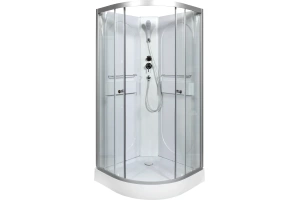 Душевая кабина L 100х100 без крыши (L601N) - 2