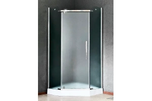 Душевой уголок Royal Bath TR 90х90 профиль хром стекло рифленое  - 2