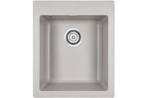 Мойка кухонная Paulmark Leer PM104249-GR серый