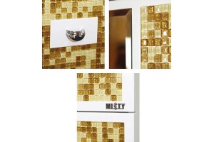 Зеркало Misty Морена 90 золотая мозаика - 3