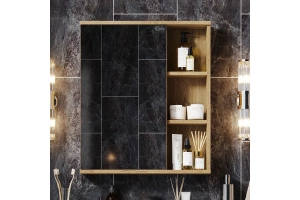 Зеркало-шкаф Onika Легран 60 дуб галифакс (206071) - 2