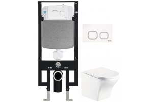 Комплект Weltwasser AMBERG 497 + ODENBACH 004 GL-WT + AMBERG RD-WT (10000006654)