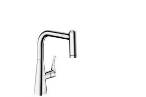 HG 14 834 000 Metris Смеситель для кухни 221 мм, выдвижной излив