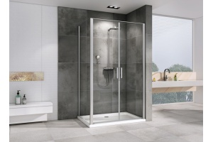 Душевой уголок ABBER Sonnenstrand 100х70 профиль хром (AG04100C-S70) - 2