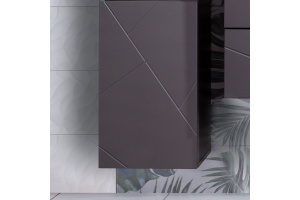 Шкаф Бриклаер Кристалл 60 софт графит