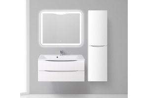 Шкаф-пенал BelBagno Fly-Marino R bianco lucido - 3