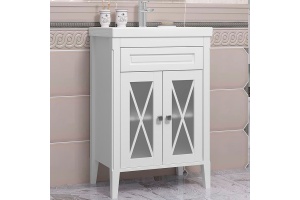 Тумба с раковиной Opadiris Палермо 60 белый матовый