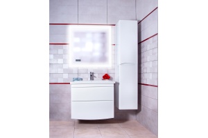 Тумба с раковиной Бриклаер Вега 70 белая - 2