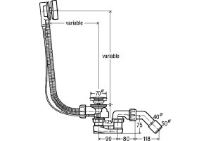 Слив-перелив Viega Simplex 595678 - 2