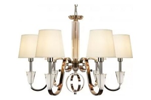 Подвесная люстра iLamp Alesti P2424-6 Nickel