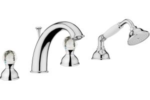 Смеситель Webert Karenina KA730101015 на борт ванны, хром