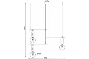 Подвесная люстра Eurosvet Riche 70143/3 белый - 3