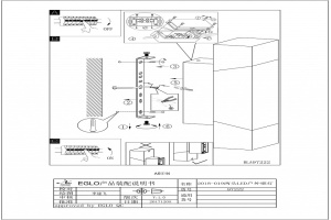 Уличный настенный светодиодный светильник Eglo Gorzano 97222 - 2