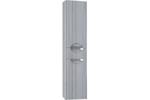 Шкаф-пенал AQUATON Сильва R дуб фьорд, с бельевой корзиной