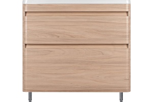 Тумба для комплекта Style Line Атлантика 90 Люкс Plus, напольная, ясень перламутр - 2