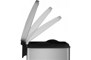 Ведро для мусора Weltwasser WW TOBER MT 8L матовый сталь (10000003981) - 2