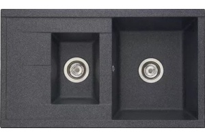 Мойка кухонная AQUATON Делия 87 графит - 2