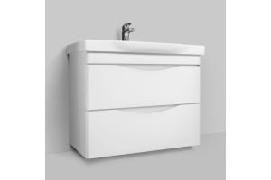 Тумба с раковиной Am.Pm Like 80 подвесная, белый глянец - 3