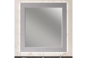 Зеркало с подсветкой Opadiris Луиджи 100 серый матовый