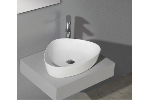 Раковина накладная Ceramalux N 50 белый (9386)