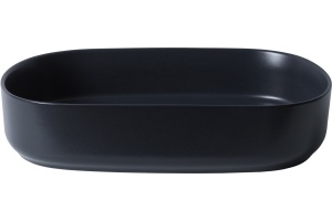 Раковина Allen Brau Fantasy Oval 55x36, черная матовая - 2