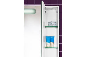 Зеркало-шкаф Vod-Ok Мальта 70, белый - 3