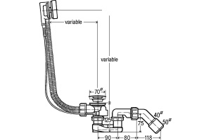 Слив-перелив Viega Simplex 285357 - 2
