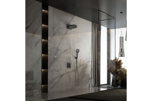 Душевой комплект Vincea Inspire с термостатом черный матовый - 3